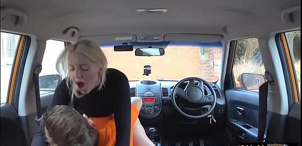  Saucy Lexi pounded by driving instructor